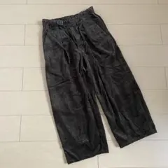 UNIQLO U コーデュロイタックワイドパンツ　Sサイズ　ブラウン