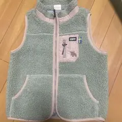 moz ボアベスト 130サイズ グリーン