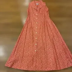 Laura Ashley花柄ノースリーブロングワンピース