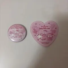 サンリオ　Melty Days Cafe 缶バッジ　コースター