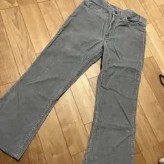 70s vintage levi's 646 42talon コーデュロイグレーのサムネイル