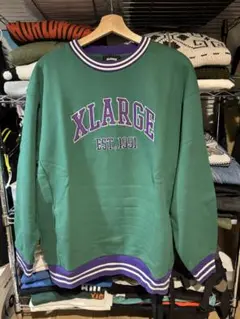 XLARGE スウェット　きりたんぽ着用モデル