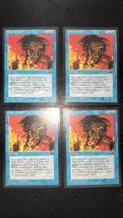 MTG 意志の力 英語版 ALL版 4枚 - メルカリ