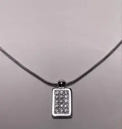 ディオール　Christian Dior　トロッター　ラインストーンネックレス
