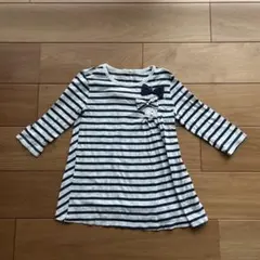 KPニットプランナーストライプ 長袖カットソー 140cm