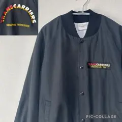USA製90's AUBRUN SPORTSWEARジャケット企業刺繍プリントL