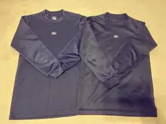Mizuno ネイビー　長袖アンダーシャツ 160 ２枚セット