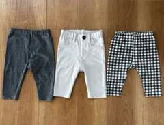 ベビーパンツ 3点セット 70・80 UNIQLO アンパサンド