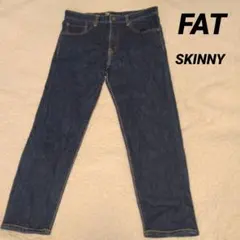 FAT SKLTN スケルトン SKINNY L テーパード 濃紺 ジーパンのサムネイル