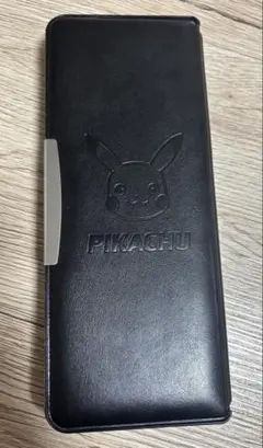 ポケモン 筆箱 黒 ピカチュウ ポケットモンスター 筆入れ ペンケース