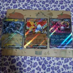 ポケモンカード RR　ヒビキのホウオウ ゼクロム キチキギス