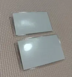 コクヨ　クリップ付名札　名刺カードホルダ　透明　ナフ-40　2個セットのサムネイル