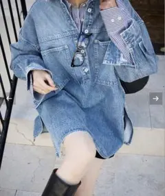 Le denim デニム　チュニック　SLOBE IENA