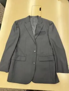 ★美品★ COMME CA ISM コムサイズムストライプスーツ 黒色