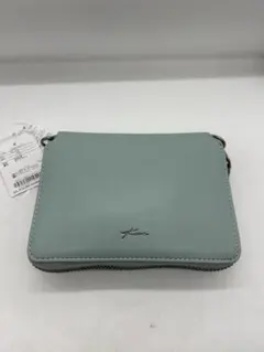 ●【未使用】Karen's Closet 　チェーンウォレット　グリーン　しわ有