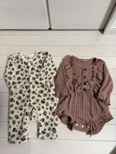 ロンパース2枚セット