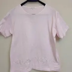 courrèges sport futur ビンテージ半袖Tシャツ ピンク11号のサムネイル