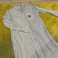 TOMMY JEANS ストライプ 長袖ワンピース XS