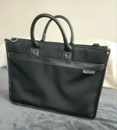 【中古品】青山　ビジネスバッグ 黒　リクルート就活
