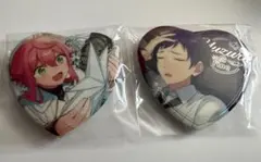 あんさんぶるスターズ！！ 伏見弓弦 ハート缶バッジ 2種セット - メルカリ