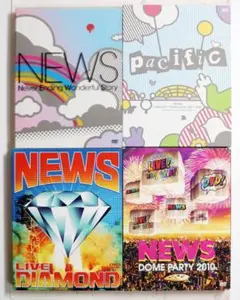 NEWS DVD 4枚セットNeverEnding ～LIVE!LIVE!