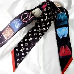 LOUIS VUITTON　スカーフ　モノグラム　バッグ柄　ダミエ　エピ