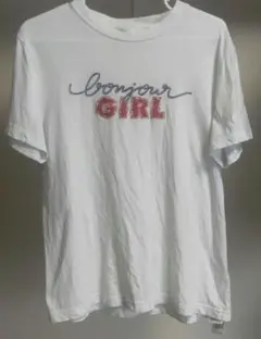 Bonjour Girl Tシャツ Mサイズのサムネイル