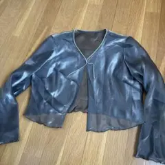 FIGAROCLUB　東京ソワール　付きボレロ　グレー系　11号