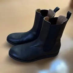 UNTITLED ブラック サイドゴアブーツ24センチ