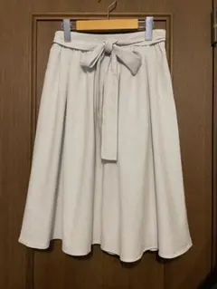 『オールドイングランド　ウエストリボン使い　ギャザーフレアスカート