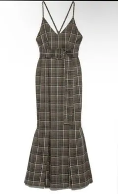 SNIDEL ウエストベルトマーメイドワンピース