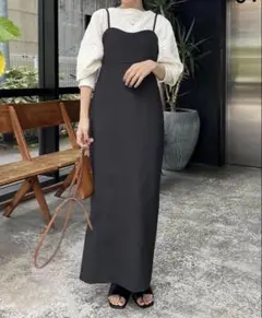 CAPRICIEUX LE'MAGE ビスチェ風キャミワンピースのサムネイル
