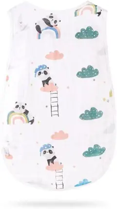 ✨新品✨ ベビー ガーゼ スリーパー 赤ちゃん 新生児 防寒 風邪予防