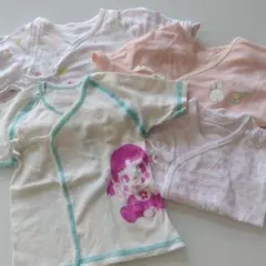新生児肌着 短肌着 コンビ肌着 夏 ミッフィー ペコちゃん