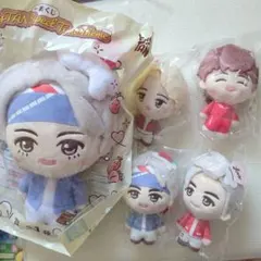 一番くじ　TinyTAN ぬいぐるみ5体セット