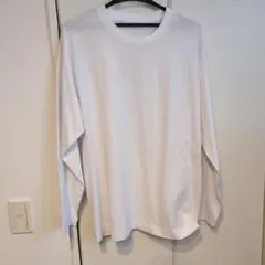 未使用　BEAUTY&YOUTH XL ホワイト長袖カットソー