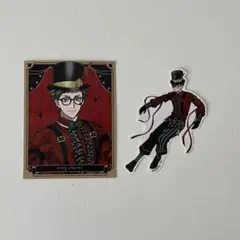 ツイステ　トレイ・クローバー　ステッカー