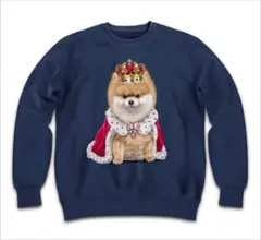 ポメラニアン 犬 いぬ 王様 キング スウェット トレーナー メンズ レディース