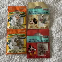 ディズニーオリジナル ストラップ・チャーム 4点セット　非売品