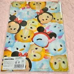 限定品ディズニー　tsumtsum  A4クリアファイル 4枚セット