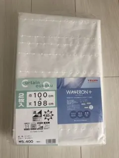 TEIJIN カーテン 100x198cm 2枚入