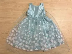 エルサ風 水色ドレス 120cm
