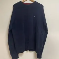 TOMMY HILFIGER クルーネックニット ネイビーのサムネイル