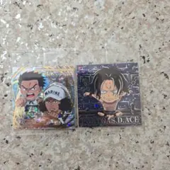 ワンピースシールウエハース11　　ポートガス・D・エース　ガープ&クザン