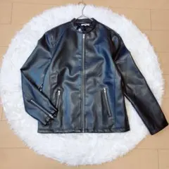Nylaus⭕️ナイラス　レザージャケット　ライダース　ジップアップ　LL 希少