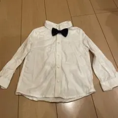 H&M ボウタイ付き長袖シャツ