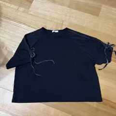 Samansa Mos2 blue 半袖 Tシャツ ネイビーのサムネイル