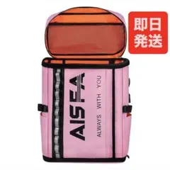 [AISFA] リュック メンズ 防水 スクエア　2層式 拡張機能　17インチ