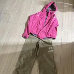 DAIWA GORE-TEX レインウェア 上下セット ピンクのサムネイル