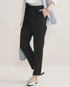 新品タグ付 MUSE ドゥーズィエムクラス EDENクロップドパンツ ネイビー